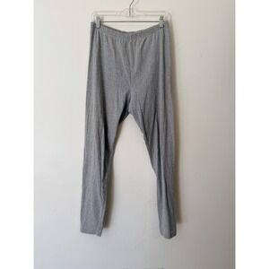Partners Made USA Gray Leggings Size L Cotton Spandex Stretch Minimalist